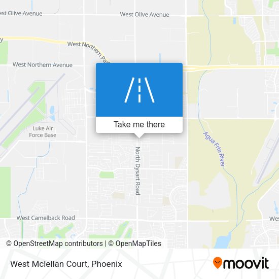 West Mclellan Court map
