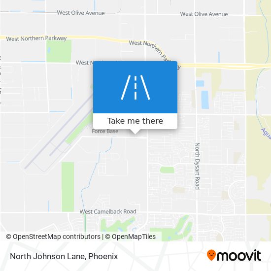 Mapa de North Johnson Lane
