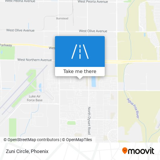 Mapa de Zuni Circle