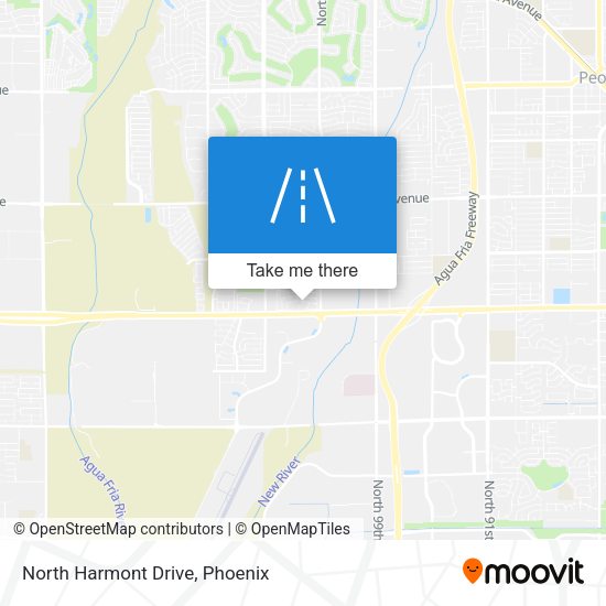 North Harmont Drive map