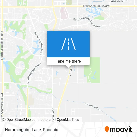 Hummingbird Lane map