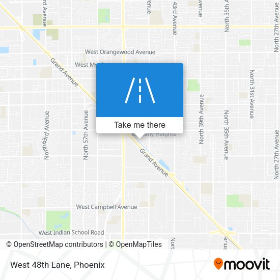 Mapa de West 48th Lane