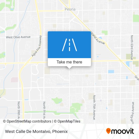 West Calle De Montalvo map