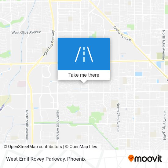 Mapa de West Emil Rovey Parkway