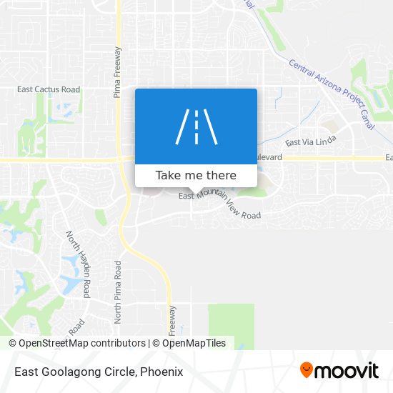 Mapa de East Goolagong Circle