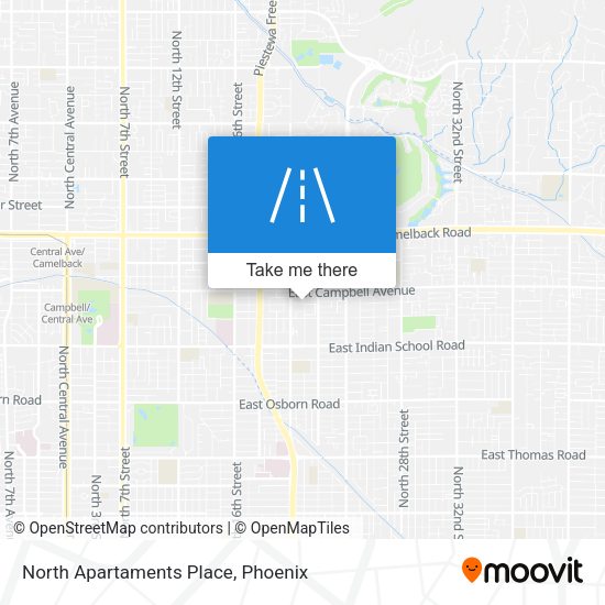 North Apartaments Place map