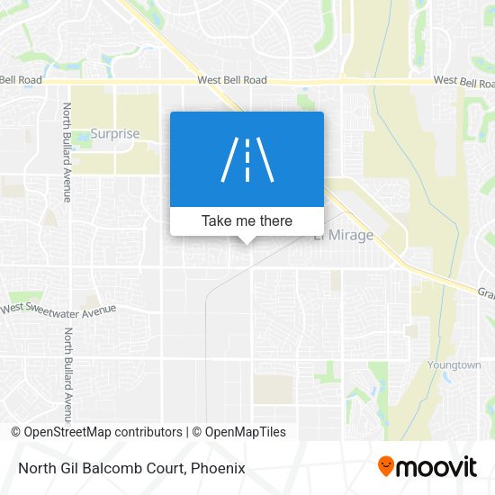 North Gil Balcomb Court map