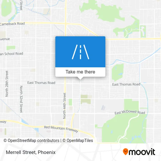 Merrell Street map