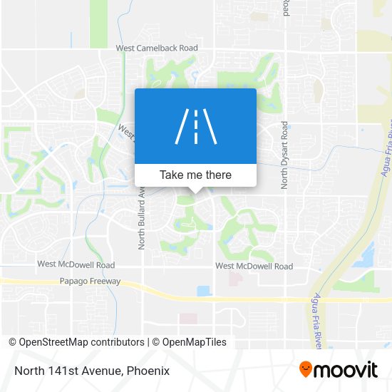 Mapa de North 141st Avenue