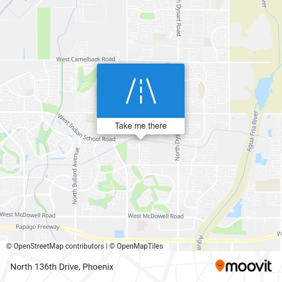 Mapa de North 136th Drive