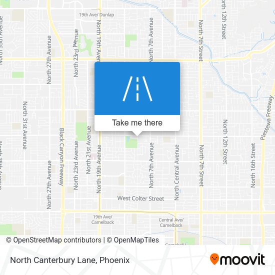 Mapa de North Canterbury Lane