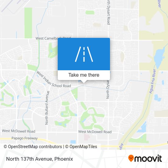 Mapa de North 137th Avenue