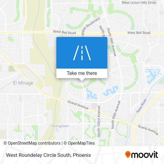 Mapa de West Roundelay Circle South