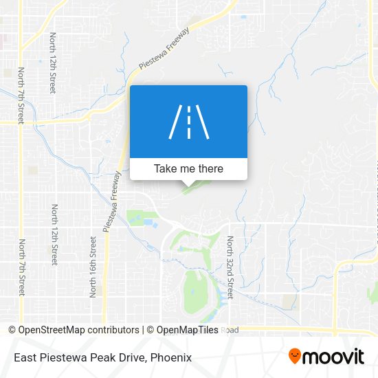 Mapa de East Piestewa Peak Drive