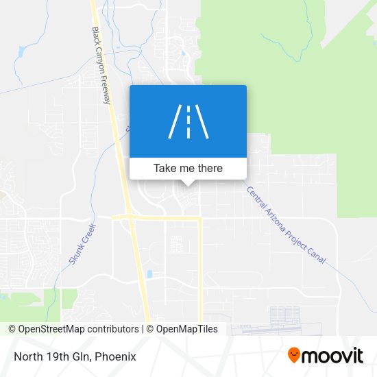 Mapa de North 19th Gln