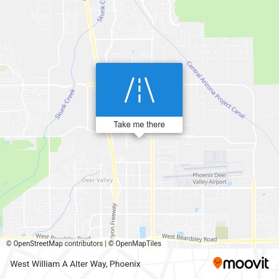 Mapa de West William A Alter Way