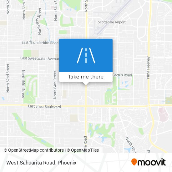 West Sahuarita Road map