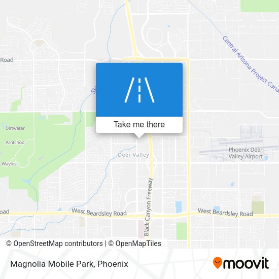 Magnolia Mobile Park map