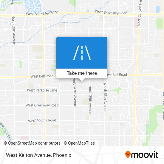 Mapa de West Kelton Avenue