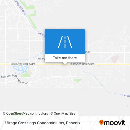 Mirage Crossings Condominiums map
