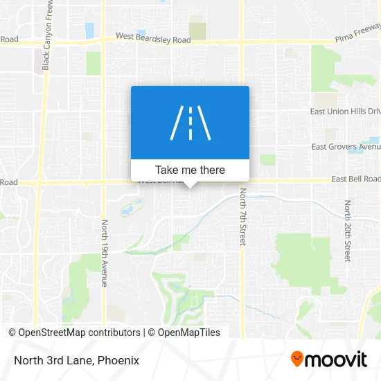Mapa de North 3rd Lane