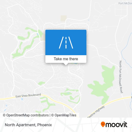 Mapa de North Apartment