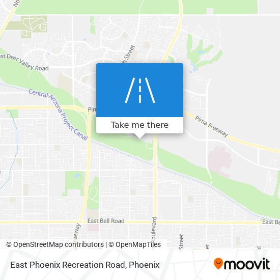 Mapa de East Phoenix Recreation Road