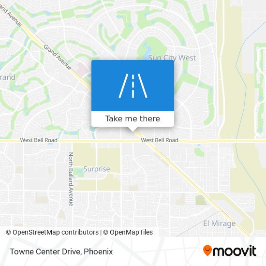 Towne Center Drive map