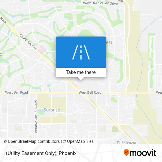 (Utility Easement Only) map