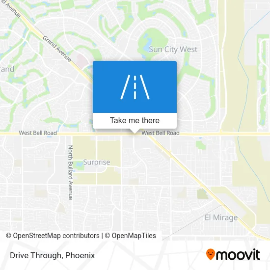 Drive Through map