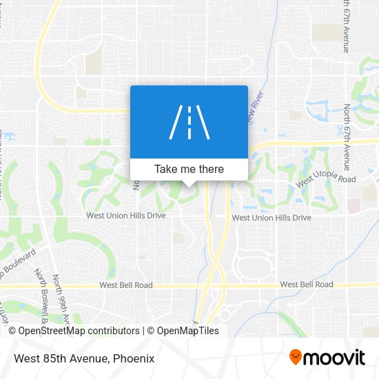 Mapa de West 85th Avenue