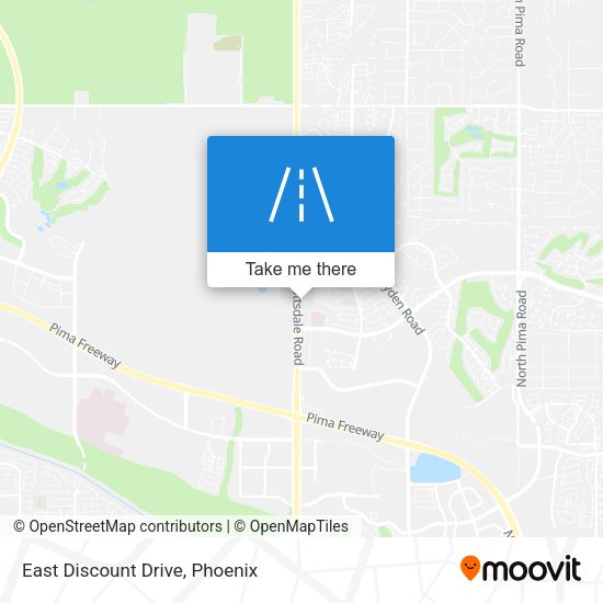 Mapa de East Discount Drive
