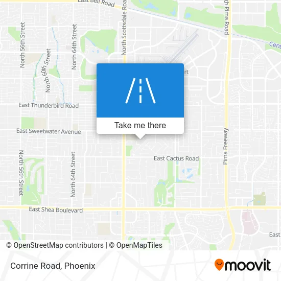 Corrine Road map
