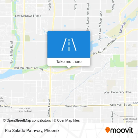 Rio Salado Pathway map