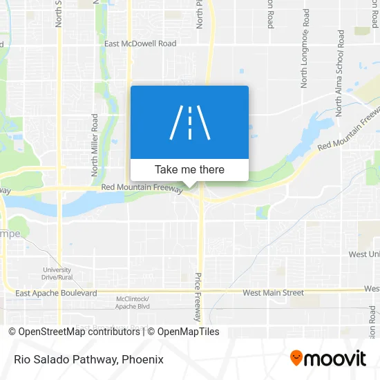 Rio Salado Pathway map