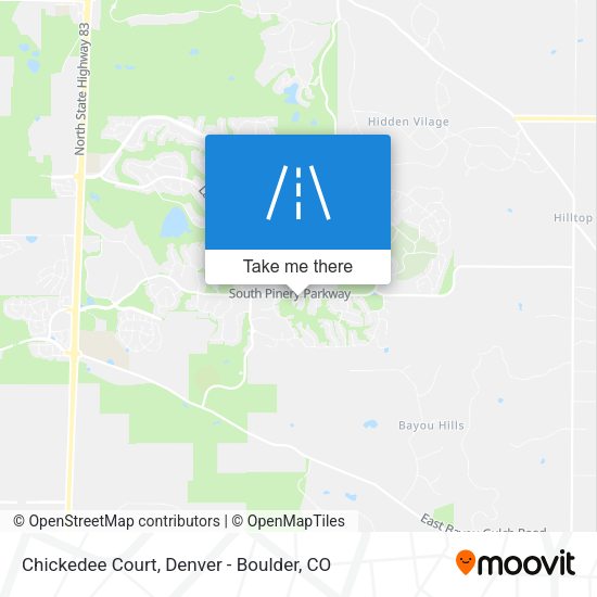 Chickedee Court map