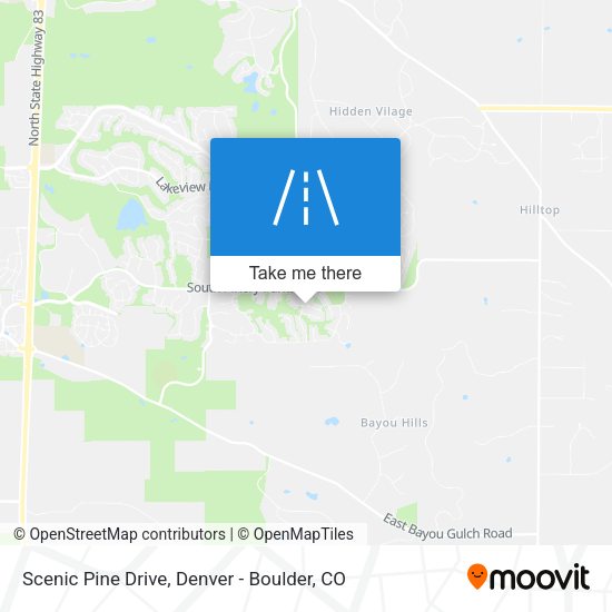 Scenic Pine Drive map