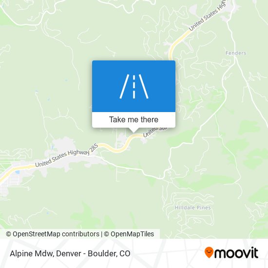 Alpine Mdw map
