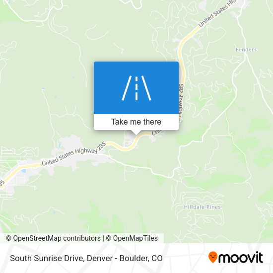 South Sunrise Drive map