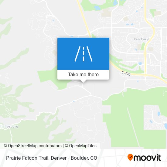 Mapa de Prairie Falcon Trail