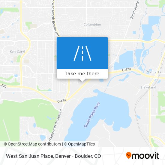 Mapa de West San Juan Place