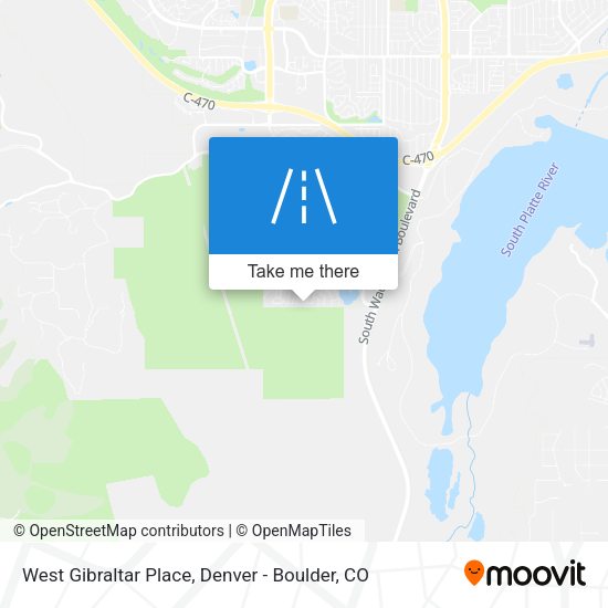 Mapa de West Gibraltar Place
