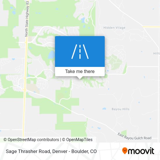 Sage Thrasher Road map