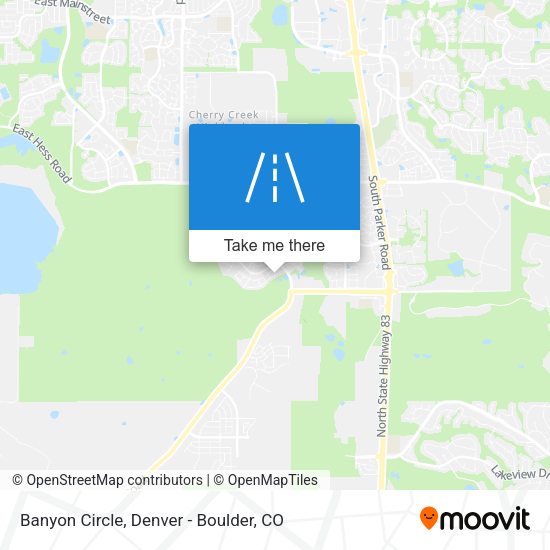 Mapa de Banyon Circle