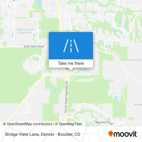 Bridge View Lane map