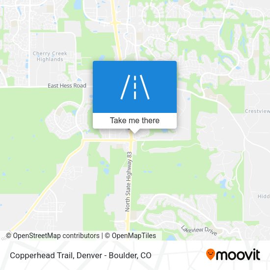 Copperhead Trail map