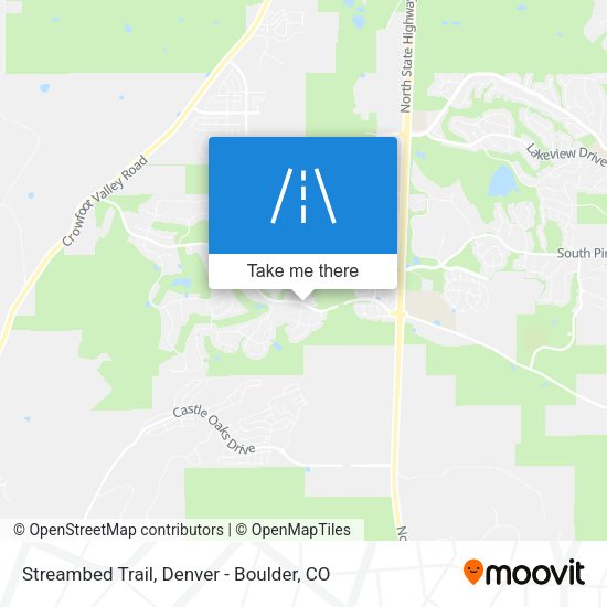 Streambed Trail map