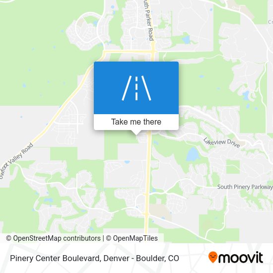 Mapa de Pinery Center Boulevard