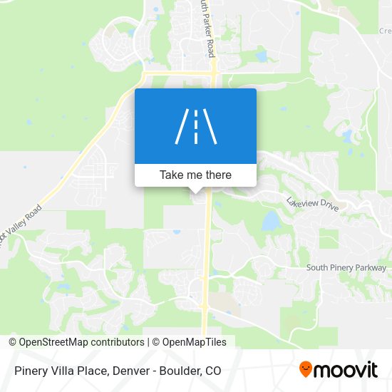 Pinery Villa Place map