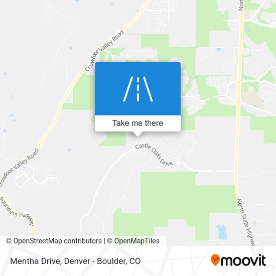 Mentha Drive map